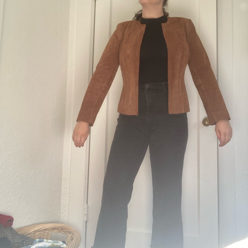 Carmel suede jacket - Kate Hill - size 8P